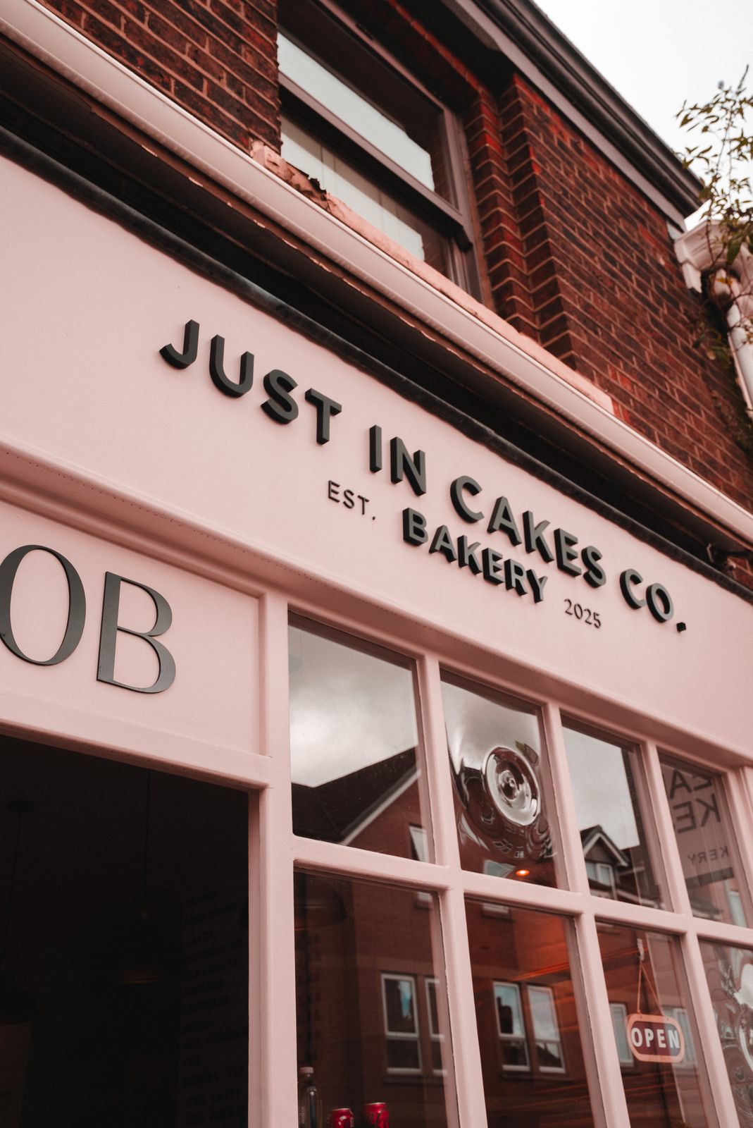 The Just In Cakes Co. shop front on Station Road, Kirkham, a short walk from Wesham
